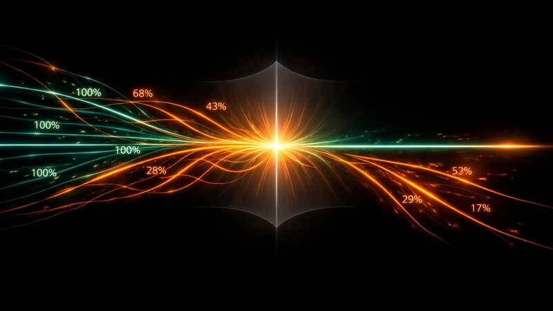 Visual representation of the collision between deterministic expectations and probabilistic GenAI systems